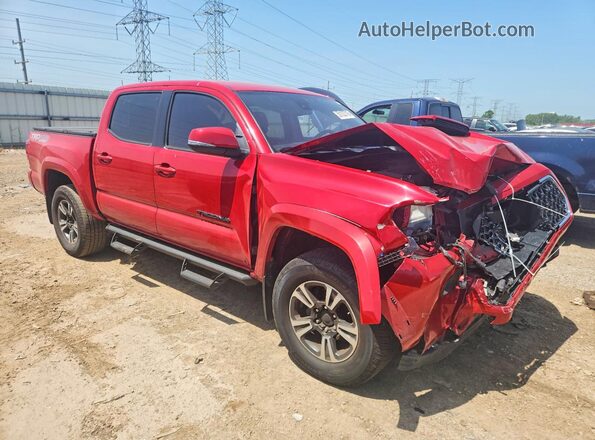 3TMCZ5AN9KM279975 2019 TOYOTA TACOMA Red Առջևի աջ