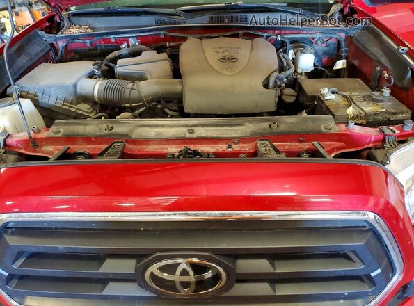 3TMCZ5AN9LM327251 2020 TOYOTA TACOMA Burgundy Вид задньої частини салону