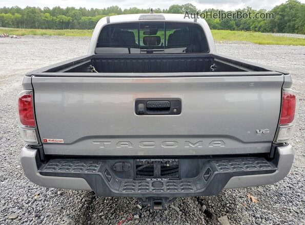 3TMCZ5AN9MM382784 2021 TOYOTA TACOMA Silver Widok z tyłu