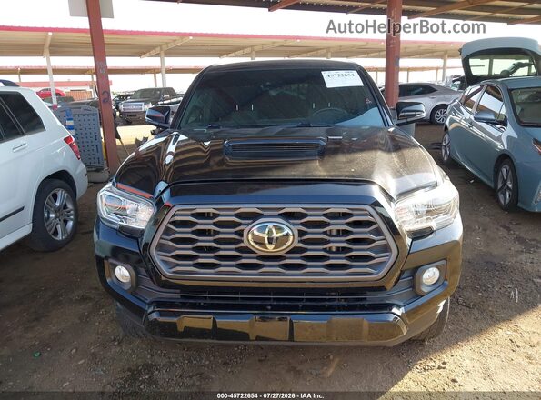 3TMCZ5AN9MM409269 2021 TOYOTA TACOMA Черный Вид задней части салона