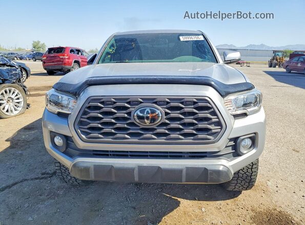 3TMCZ5AN9MM425147 2021 TOYOTA TACOMA Silver Դիմացի տեսք
