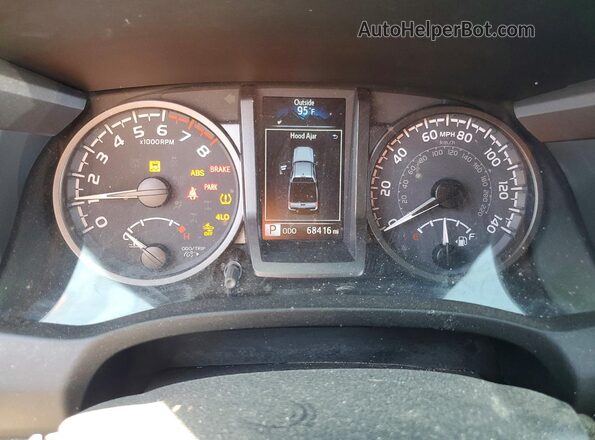 3TMCZ5AN9MM425147 2021 TOYOTA TACOMA Silver Սարքավորումների վահանակի տեսք