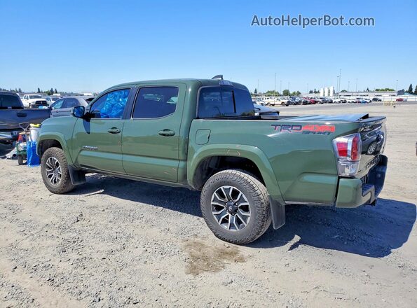 3TMCZ5AN9NM456352 2022 TOYOTA TACOMA Green Trasero izquierdo