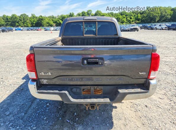 3TMCZ5ANXHM072987 2017 TOYOTA TACOMA Gray Вид ззаду