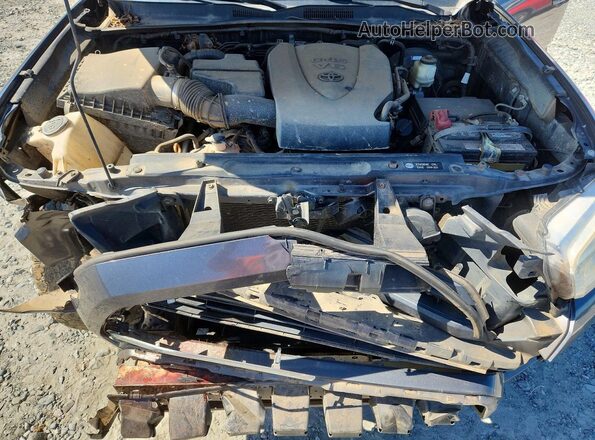 3TMCZ5ANXHM072987 2017 TOYOTA TACOMA Gray Вид задньої частини салону