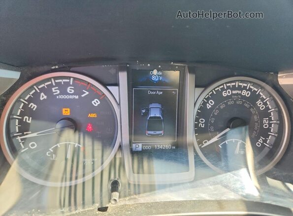 3TMCZ5ANXHM072987 2017 TOYOTA TACOMA Gray Вид щитка приладів