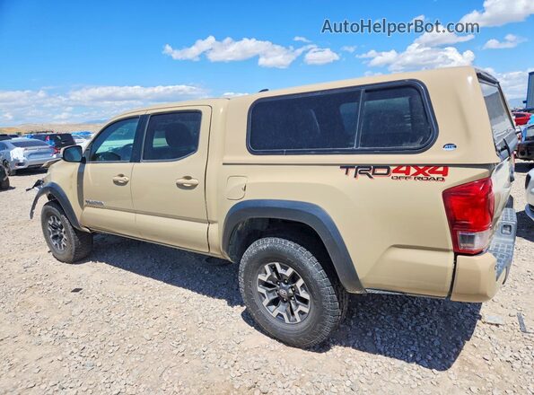 3TMCZ5ANXHM080281 2017 TOYOTA TACOMA Beige უკანა მარცხენა