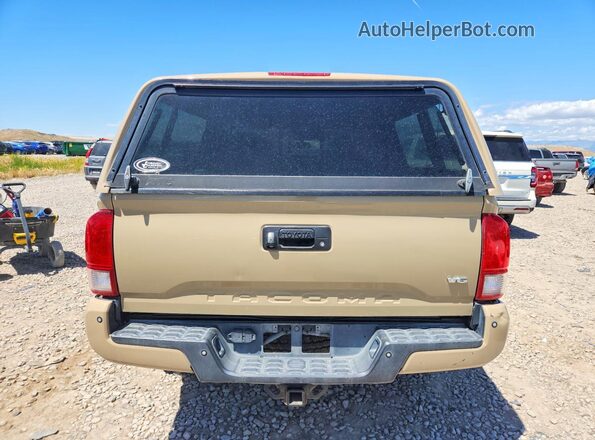 3TMCZ5ANXHM080281 2017 TOYOTA TACOMA Beige უკანა ხედი