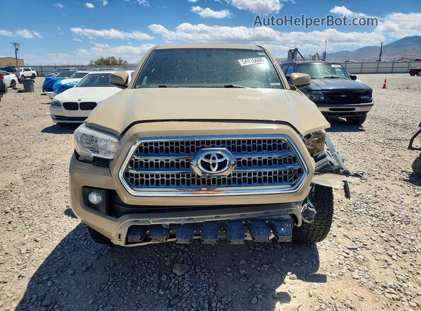 3TMCZ5ANXHM080281 2017 TOYOTA TACOMA Beige წინა ხედი