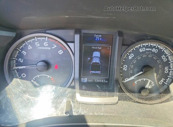 3TMCZ5ANXHM080281 2017 TOYOTA TACOMA Beige ხელსაწყოთა პანელის ხედი