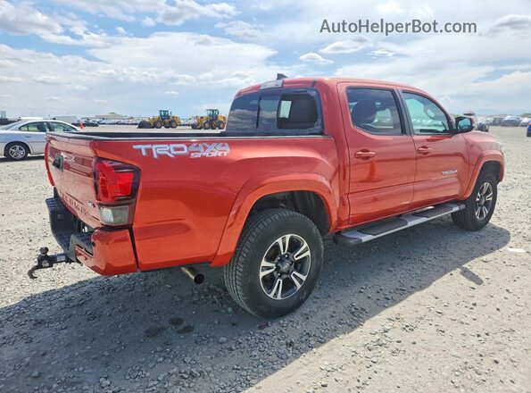 3TMCZ5ANXJM169368 2018 TOYOTA TACOMA Orange უკანა მარჯვენა