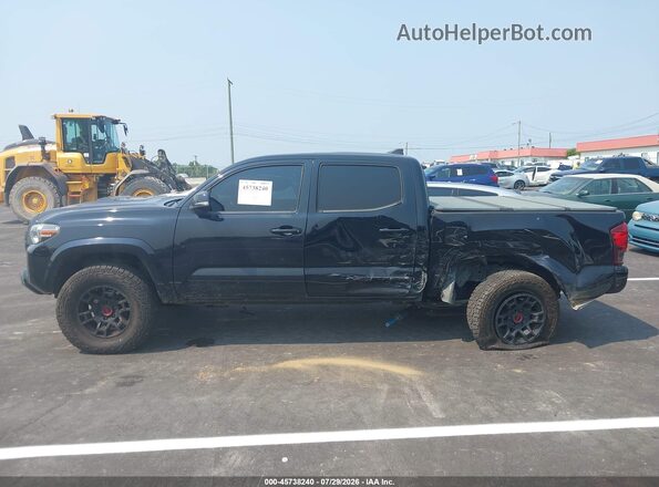 3TMCZ5ANXKM222412 2019 TOYOTA TACOMA Black უკანა სალონის ხედი