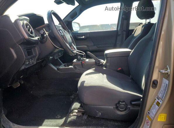 3TMCZ5ANXKM272792 2019 TOYOTA TACOMA Beige Вид салону спереду