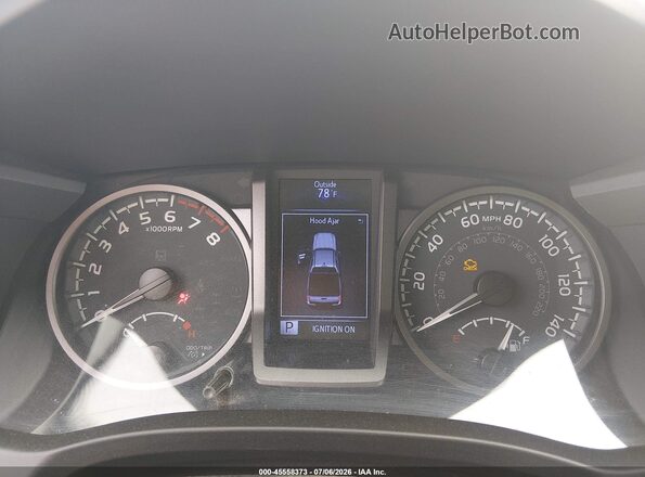3TMCZ5ANXLM355981 2020 TOYOTA TACOMA Silver Widok tylnych siedzeń