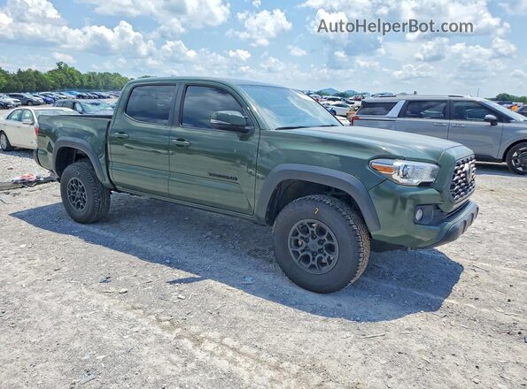 3TMCZ5ANXMM434147 2021 TOYOTA TACOMA Green Передня права чверть