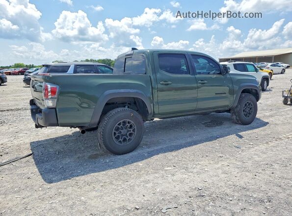 3TMCZ5ANXMM434147 2021 TOYOTA TACOMA Green Задня права чверть