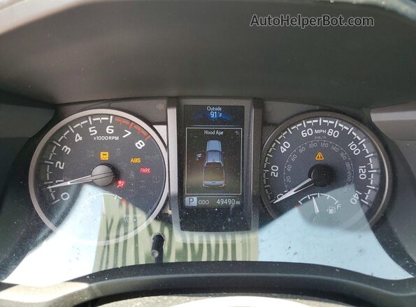 3TMCZ5ANXMM434147 2021 TOYOTA TACOMA Green Вид щитка приладів