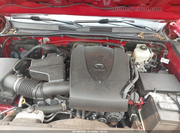 3TMCZ5ANXMM446461 2021 TOYOTA TACOMA Красный Вид сзади