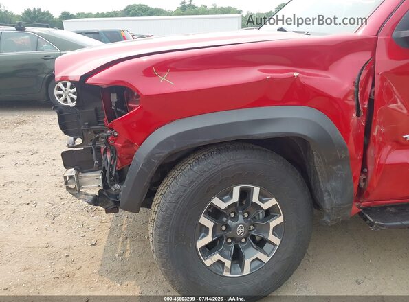 3TMCZ5ANXMM446461 2021 TOYOTA TACOMA Красный Вид спереди