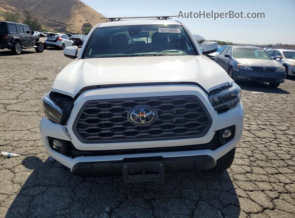 3TMCZ5ANXMM448968 2021 TOYOTA TACOMA White წინა ხედი