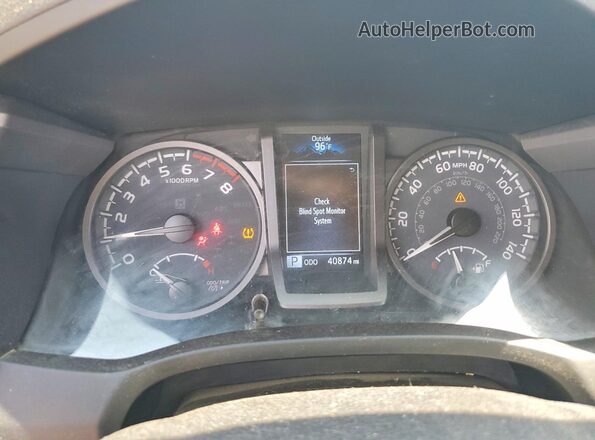 3TMCZ5ANXPM605080 2023 TOYOTA TACOMA Серебряный Вид щитка приборов