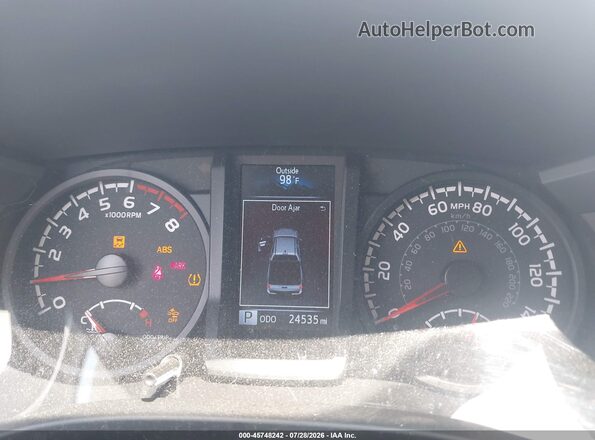 3TMCZ5ANXPM623840 2023 TOYOTA TACOMA Gray უკანა სავარძლების ხედი