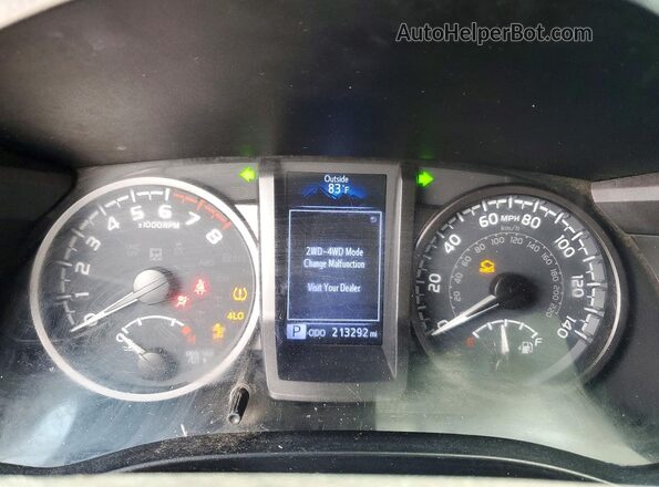 3TMDZ5BN1LM084022 2020 TOYOTA TACOMA Gray Instrument cluster view