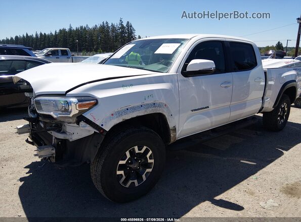 3TMDZ5BN1LM095716 2020 TOYOTA TACOMA White წინა მარცხენა ხედი სამი მეოთხედიდან