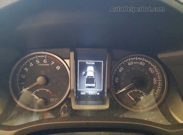 3TMDZ5BN1NM135666 2022 TOYOTA TACOMA Green ხელსაწყოთა პანელის ხედი