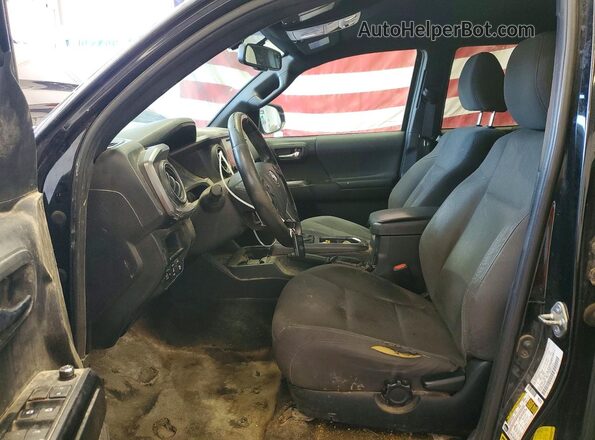 3TMDZ5BN2HM025682 2017 TOYOTA TACOMA Black Widok wnętrza z przodu