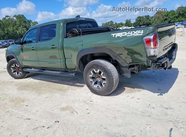 3TMDZ5BN2MM117417 2021 TOYOTA TACOMA Green Задня ліва чверть