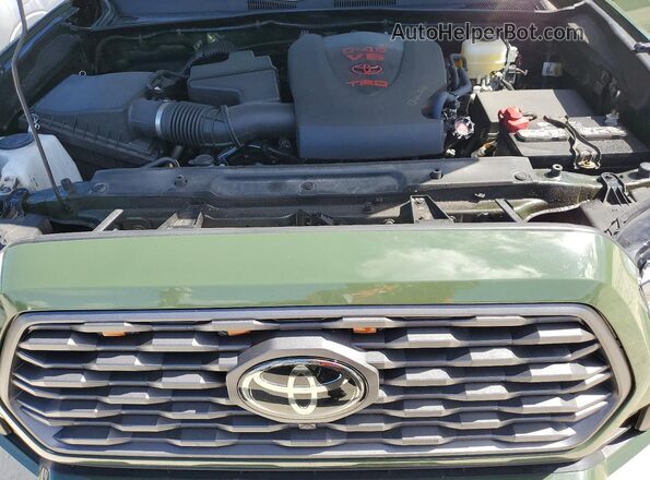 3TMDZ5BN2MM117417 2021 TOYOTA TACOMA Green Вид задньої частини салону