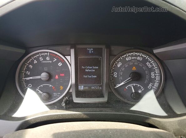 3TMDZ5BN2MM119846 2021 TOYOTA TACOMA Серый Вид щитка приборов