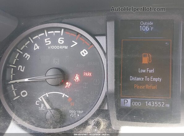 3TMDZ5BN3JM052069 2018 TOYOTA TACOMA White უკანა სავარძლების ხედი