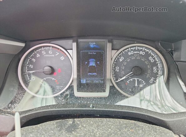 3TMDZ5BN3KM068466 2019 TOYOTA TACOMA Silver Вид щитка приладів
