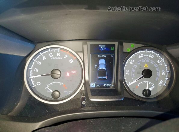 3TMDZ5BN3NM127293 2022 TOYOTA TACOMA Silver ხელსაწყოთა პანელის ხედი