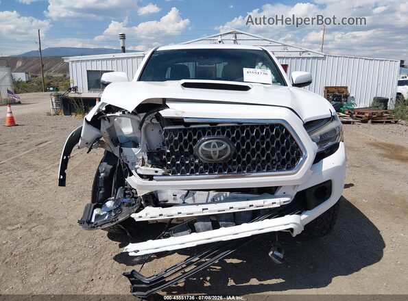 3TMDZ5BN4JM053988 2018 TOYOTA TACOMA White Vista del cuadro de instrumentos