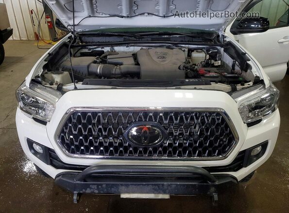 3TMDZ5BN4KM077208 2019 TOYOTA TACOMA White Вид задньої частини салону