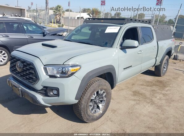 3TMDZ5BN4PM155137 2023 TOYOTA TACOMA Gray წინა მარცხენა ხედი სამი მეოთხედიდან