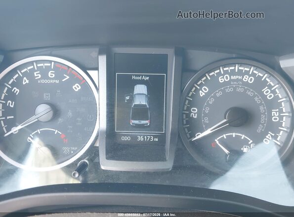 3TMDZ5BN4PM155137 2023 TOYOTA TACOMA Gray უკანა სავარძლების ხედი