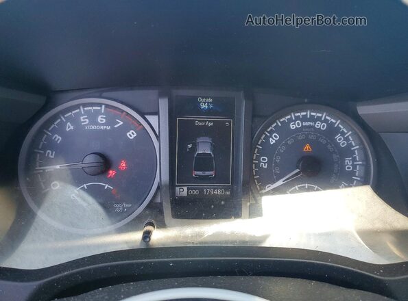 3TMDZ5BN5HM015633 2017 TOYOTA TACOMA Charcoal ხელსაწყოთა პანელის ხედი