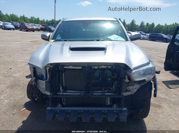 3TMDZ5BN5KM067853 2019 TOYOTA TACOMA Серебряный Вид задней части салона