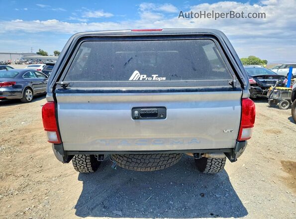 3TMDZ5BN6HM026995 2017 TOYOTA TACOMA Gray უკანა ხედი