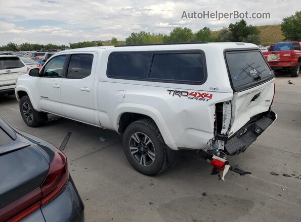 3TMDZ5BN6JM041521 2018 TOYOTA TACOMA Белый Задняя левая четверть