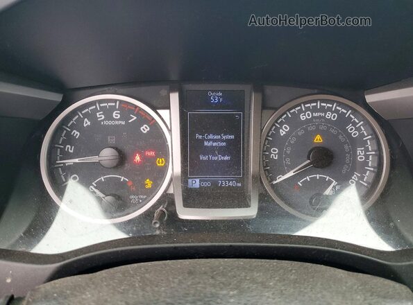 3TMDZ5BN6LM094674 2020 TOYOTA TACOMA Gray Սարքավորումների վահանակի տեսք