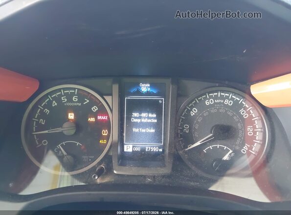 3TMDZ5BN6PM142003 2023 TOYOTA TACOMA Silver უკანა სავარძლების ხედი