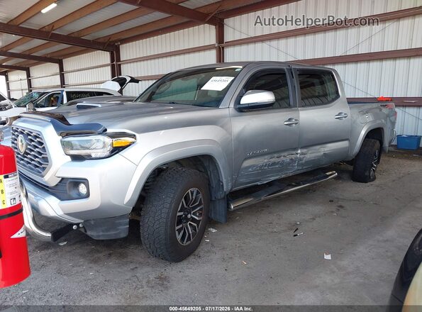 3TMDZ5BN6PM142003 2023 TOYOTA TACOMA Silver წინა მარცხენა ხედი სამი მეოთხედიდან