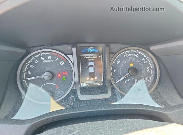 3TMDZ5BN6PM156340 2023 TOYOTA TACOMA Серебряный Вид щитка приборов