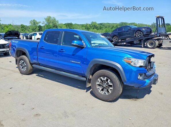 3TMDZ5BN8JM048759 2018 TOYOTA TACOMA Blue წინა მარჯვენა