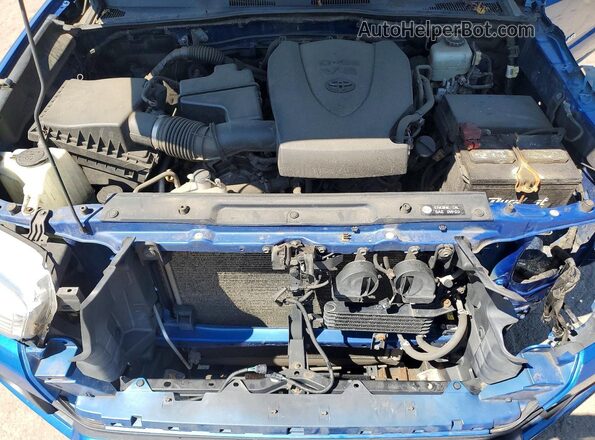 3TMDZ5BN8JM048759 2018 TOYOTA TACOMA Blue უკანა სალონის ხედი
